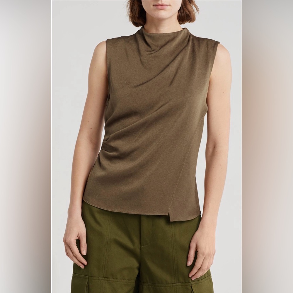 A.L.C. Aged Bronze Amira Sleeveless Top